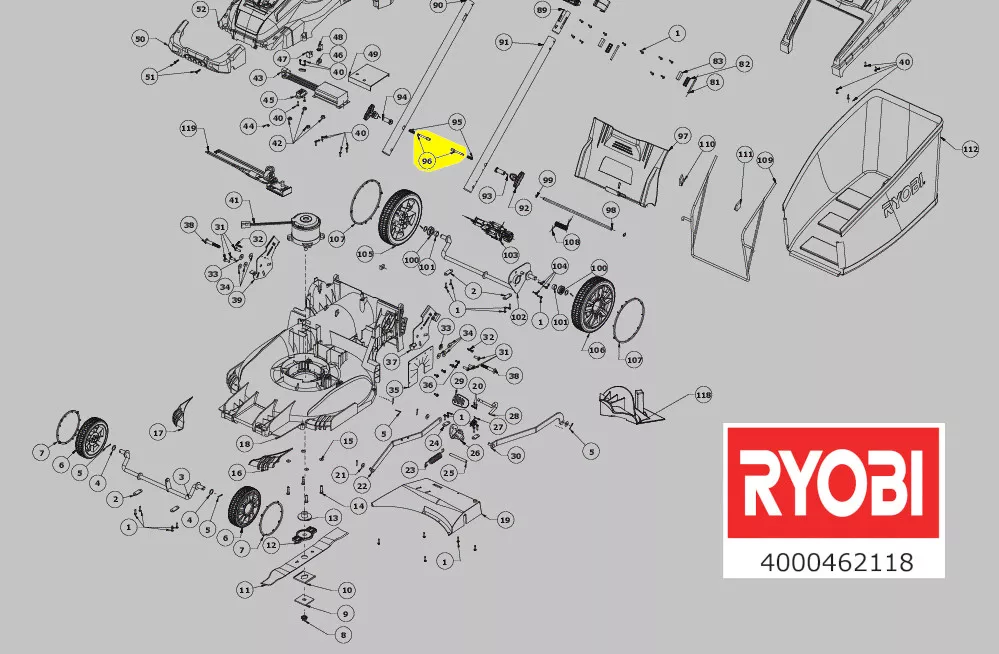 vis réf. 5131033548 Ryobi